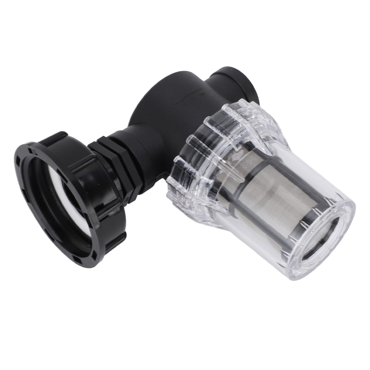IBC Tank Filter Connector, S60x6 to G3/4 Female, with Valve Connector