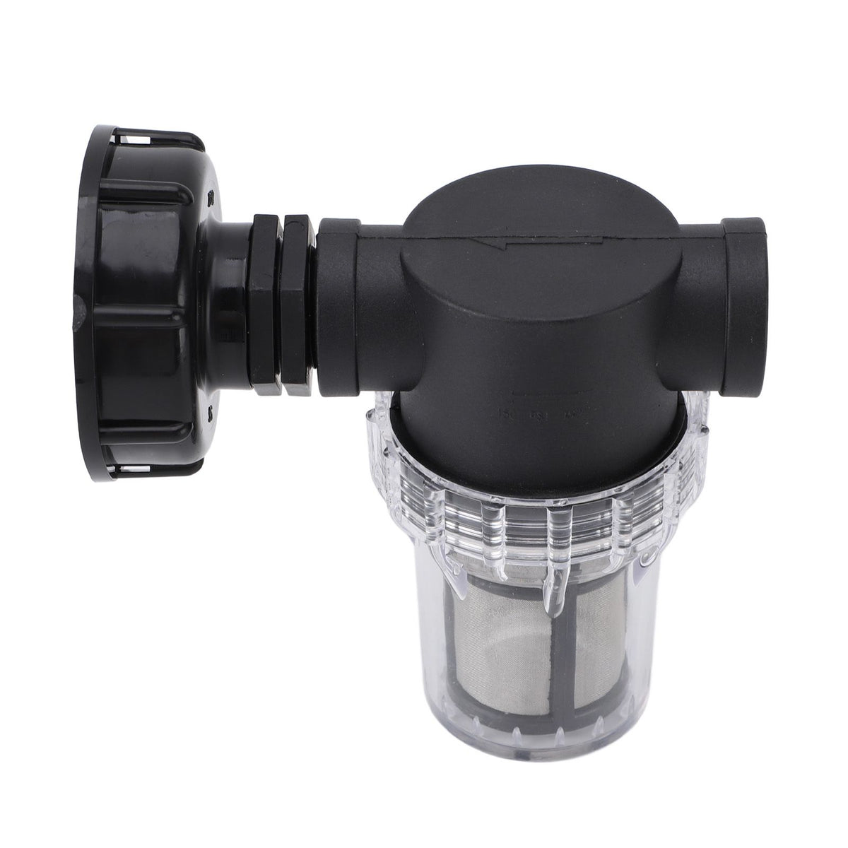 IBC Tank Filter Connector, S60x6 to G3/4 Female, with Valve Connector