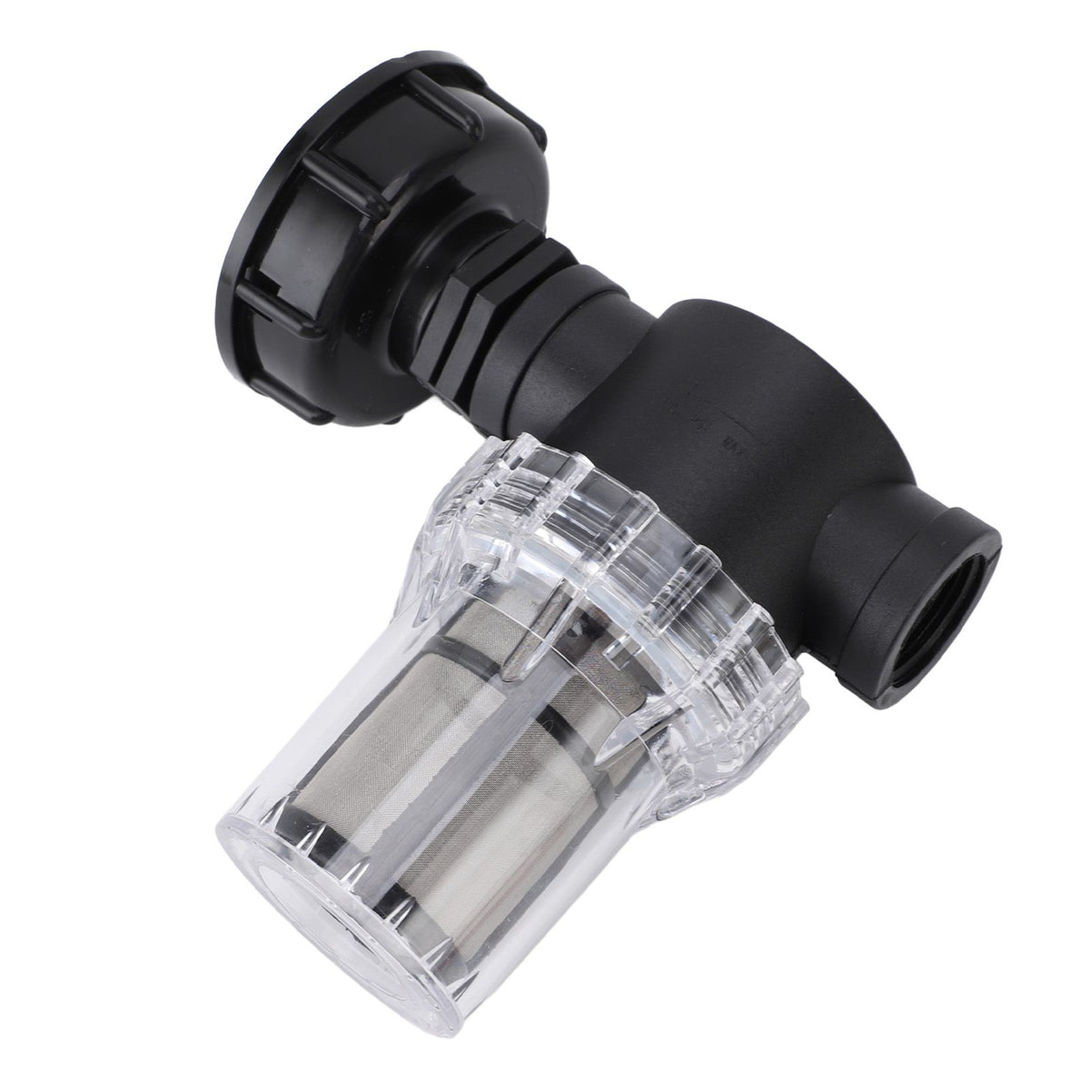 IBC Tank Filter Connector, S60x6 to G3/4 Female, with Valve Connector