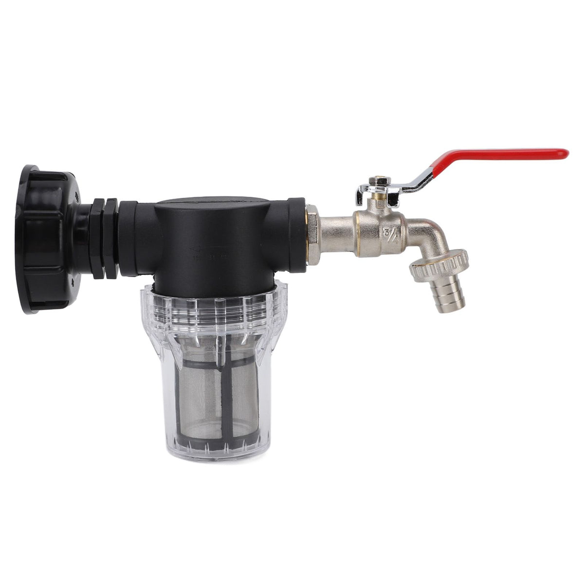 IBC Tank Filter Connector Kit, S60x6 to G3/4 Female, with Faucet and Nipple