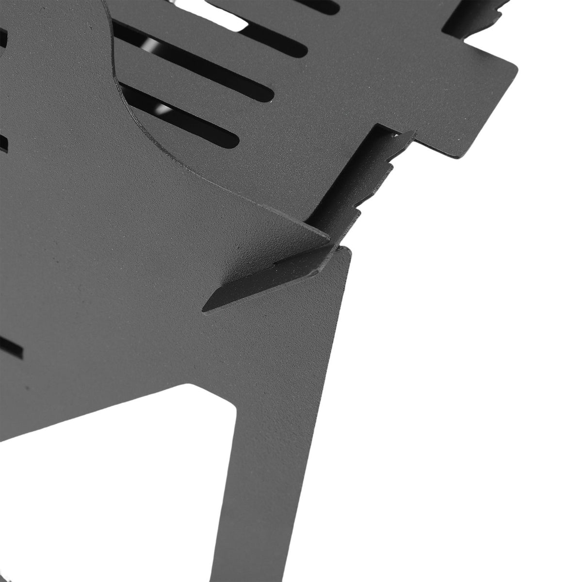 Slot Grill Folding Charcoal BBQ, Steel, Detachable