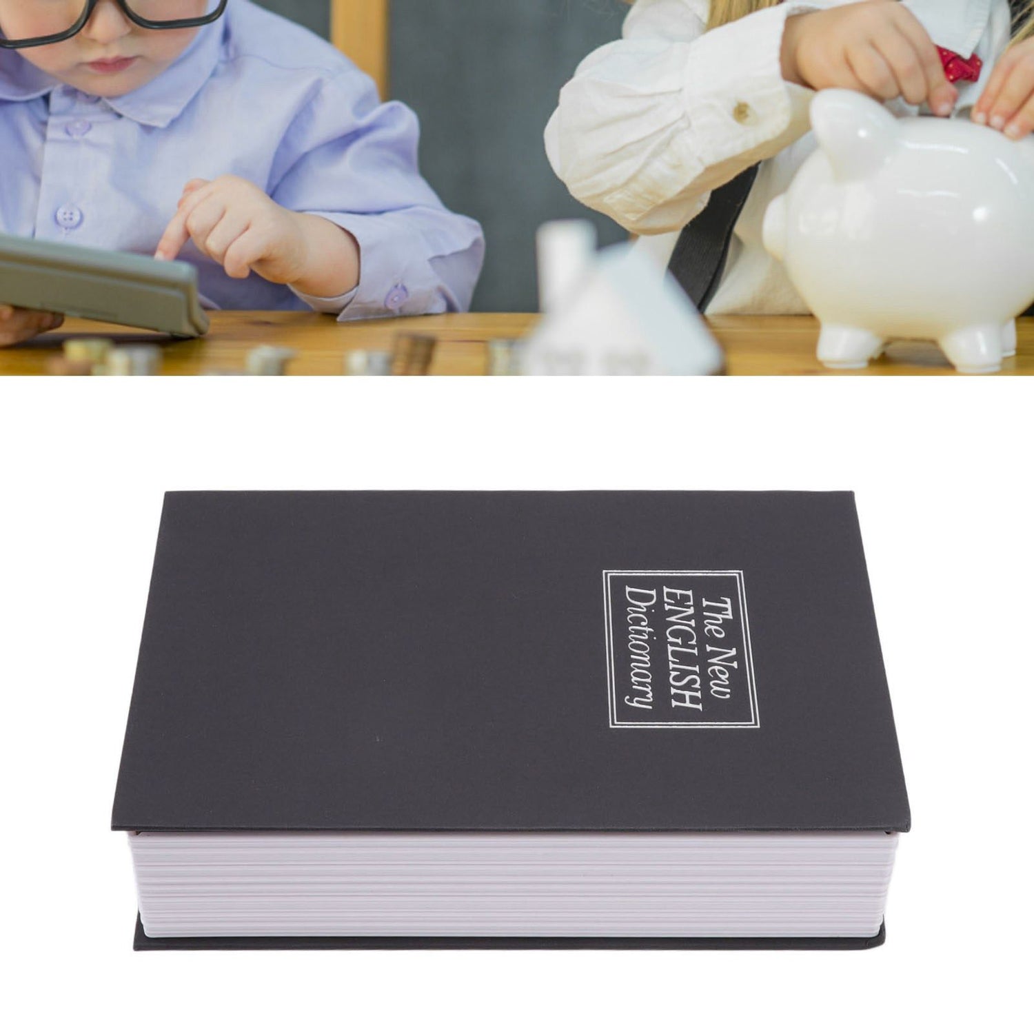 Dictionary Book Safe with Deposit Slot – Discreet Storage for Cash & Valuables