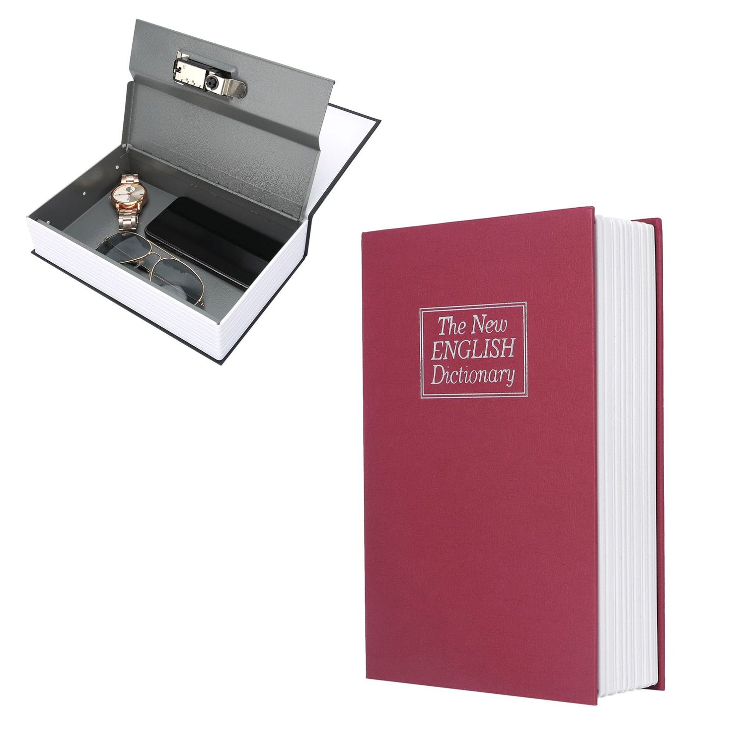 Combination Lock Book Safe – Discreet Storage for Cash, Cards & Valuables