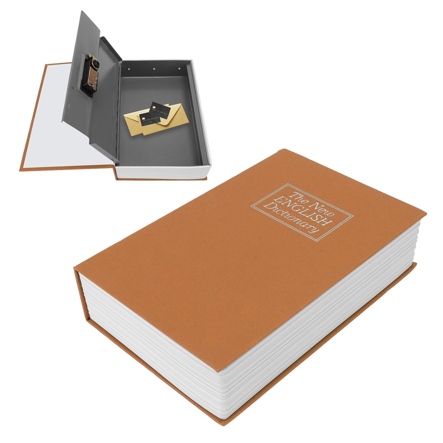 Combination Lock Book Safe – Discreet Storage for Cash, Cards & Valuables