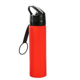 Collapsible Travel Water Bottle, BPA-Free, Red
