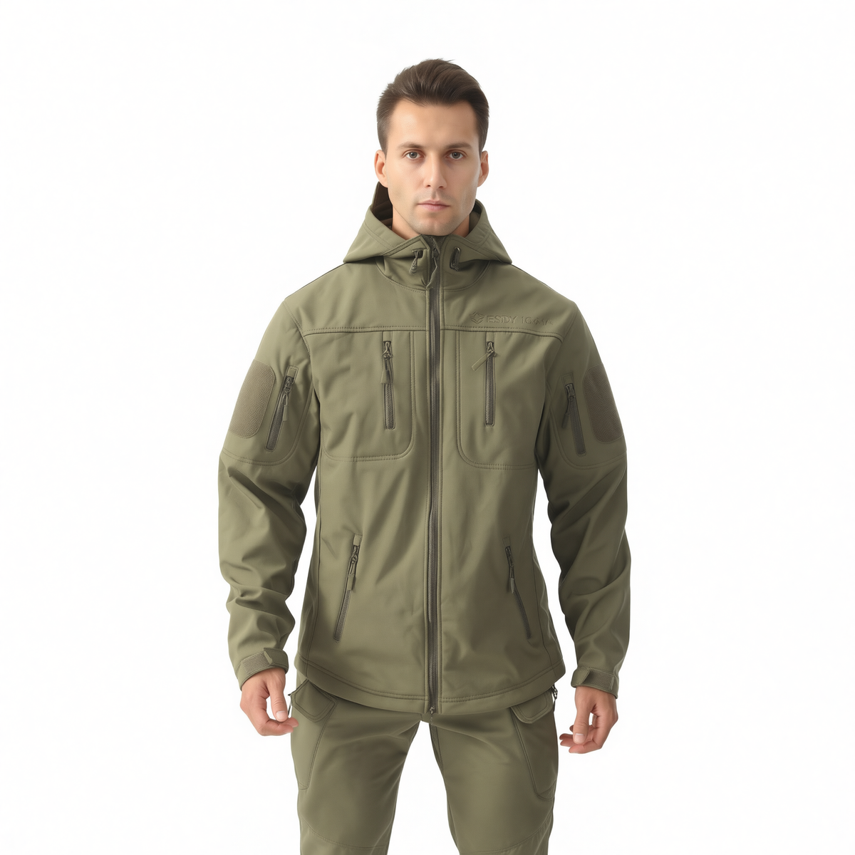 ESDY Softshell Windproof Jacket, Camouflage XXXL