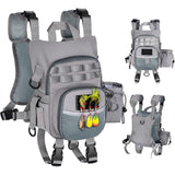 Waterproof Fly Fishing Chest Pack, Grey