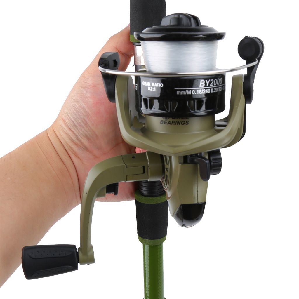 Lure Fishing Rod & Reel Set, 1.8m, Black