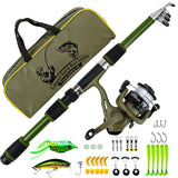 Lure Fishing Rod & Reel Set, 1.8m, Green