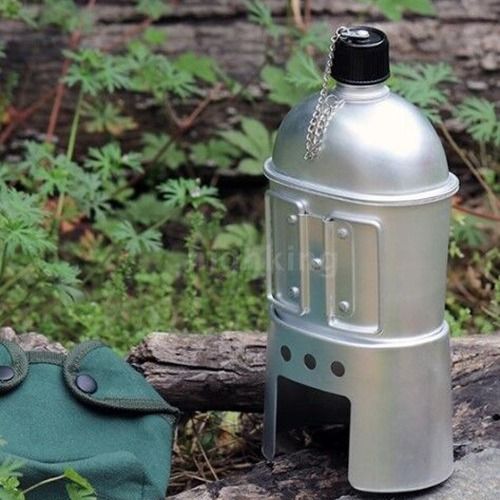 Stainless Steel GI Canteen with Cup and Chain