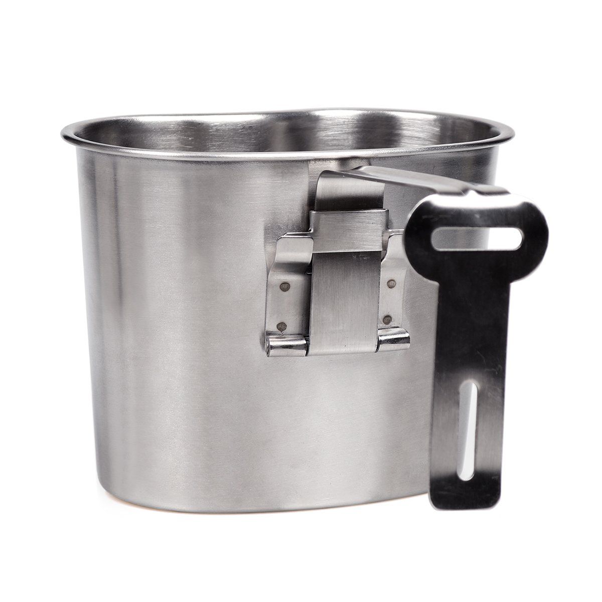 Stainless Steel GI Canteen with Cup and Chain