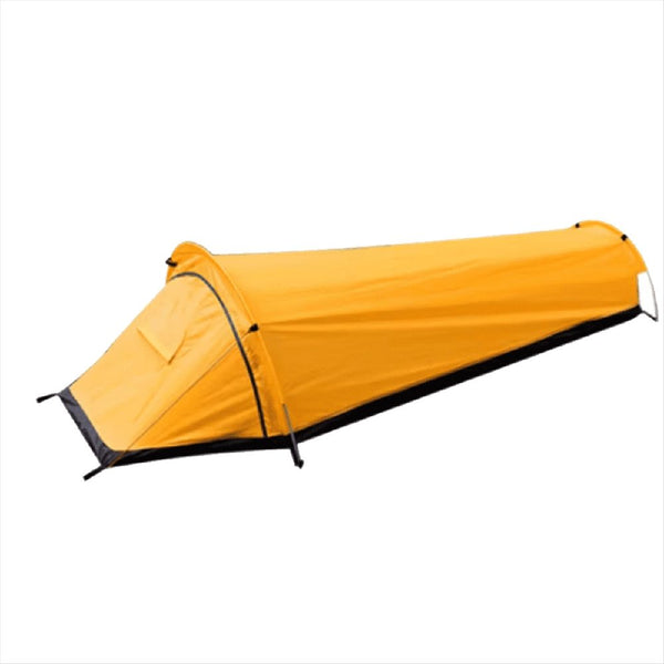 Single-Person Ultralight Backpacking Tent, Yellow