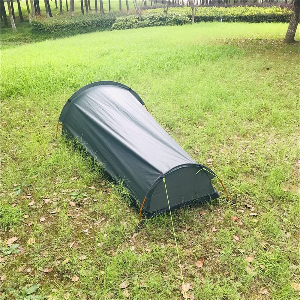 Single-Person Ultralight Backpacking Tent, Yellow