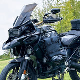 Waterproof Motorcycle Saddle Bag, 8L, Black
