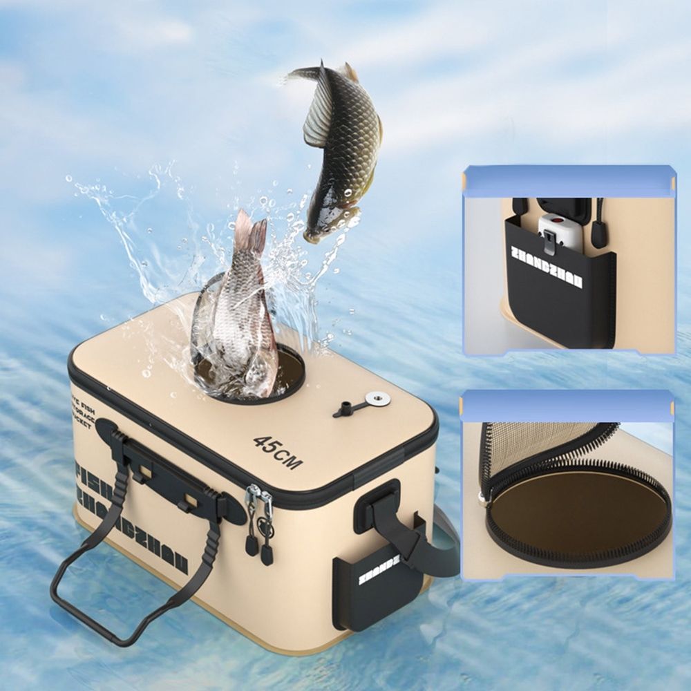 Aerated Live Bait Container with Oxygen Holes
