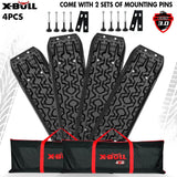 X-BULL Gen 3.0 Recovery Tracks, 2 Pairs with Mounting Pins, Black