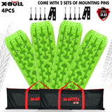 X-BULL Gen 3.0 Recovery Tracks, 2 Pairs with Mounting Pins, Green