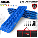 X-BULL Gen 3.0 Recovery Tracks Kit, 1 Pair with Carry Bag & Mounting Pins, Blue