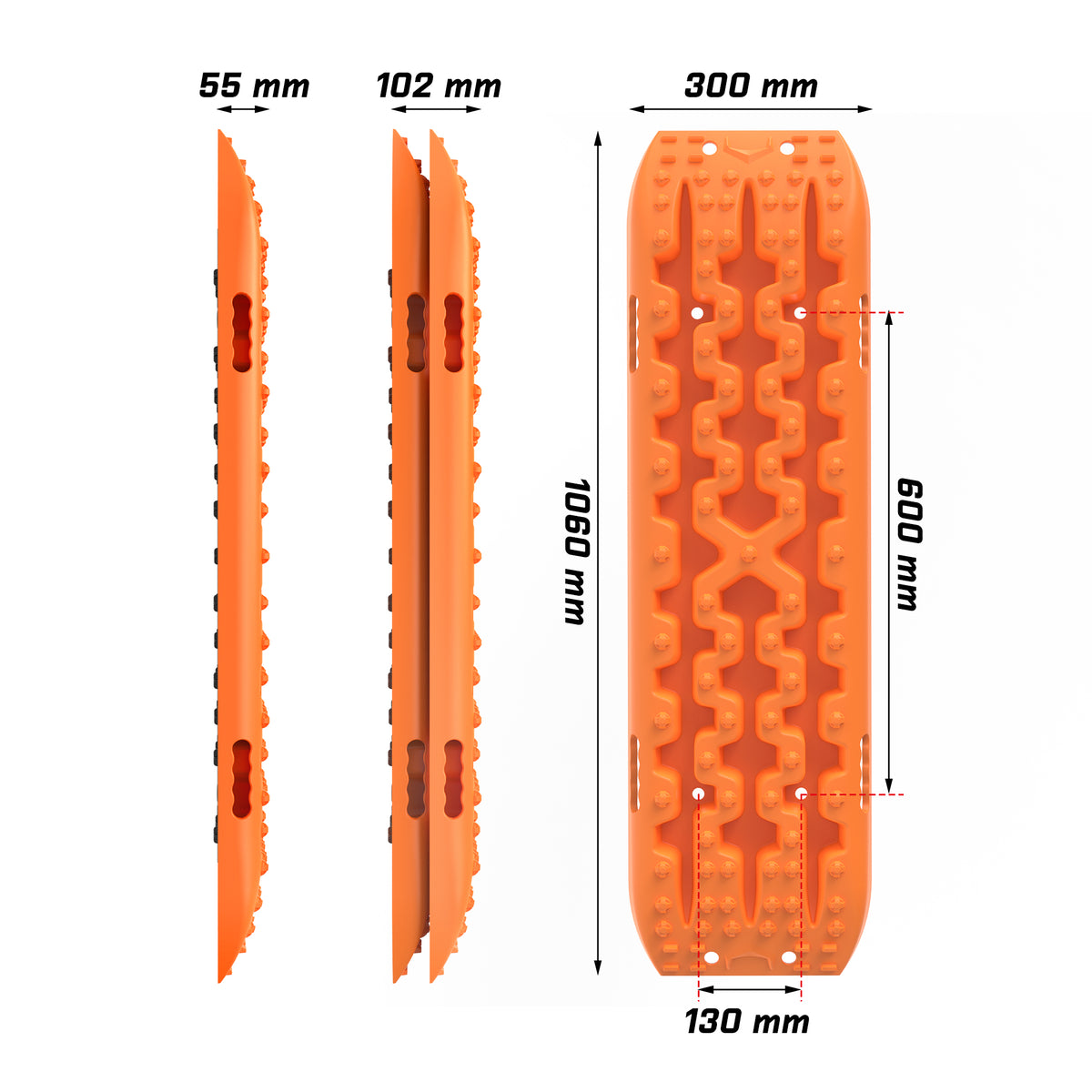 X-BULL Gen 3.0 Recovery Tracks, 1 Pair, Orange