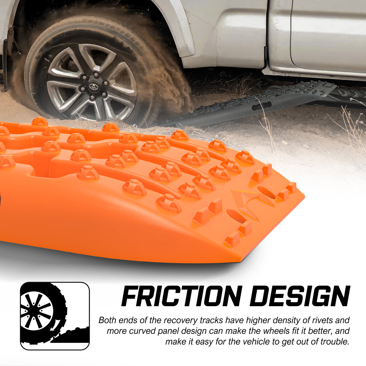 X-BULL Gen 3.0 Recovery Tracks, 1 Pair, Orange