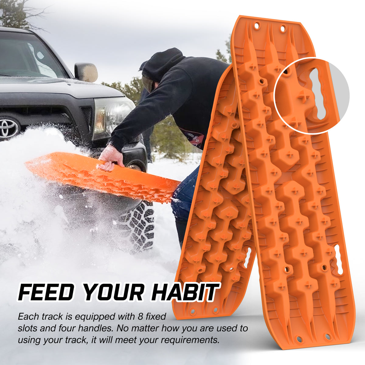 X-BULL Gen 3.0 Recovery Tracks, 1 Pair, Orange