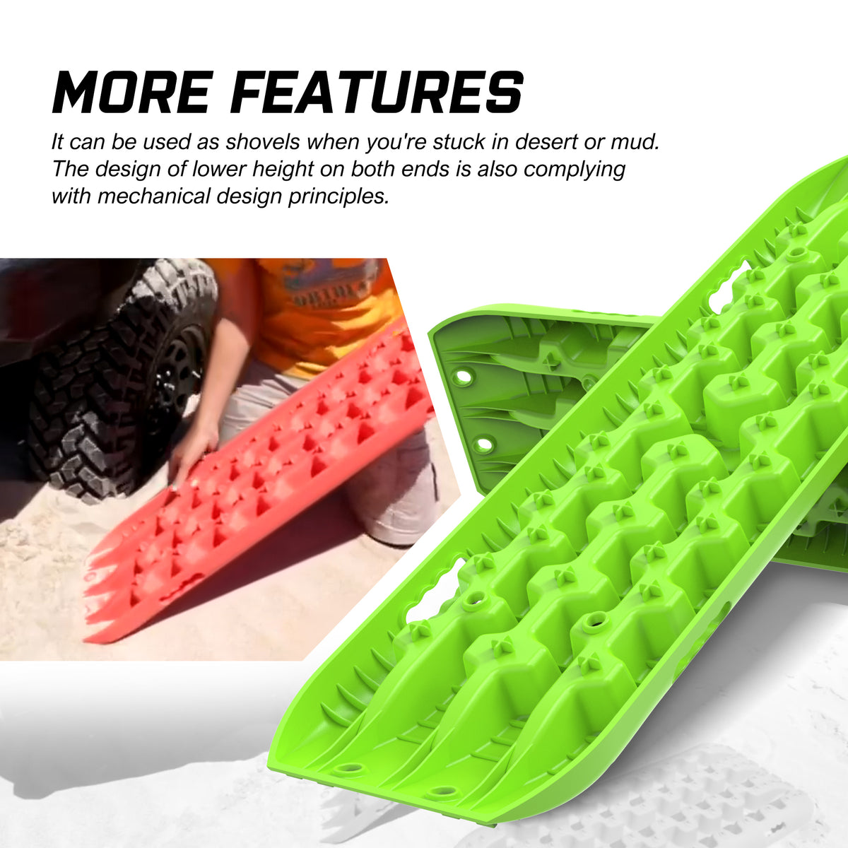 X-BULL Gen 3.0 Recovery Tracks, 2 Pairs, Green