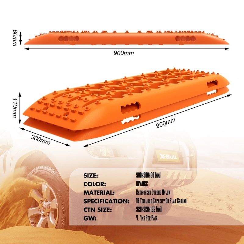 X-BULL Gen 2.0 Recovery Tracks, 1 Pair, Orange