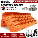 X-BULL Gen 2.0 Recovery Tracks, 1 Pair with Mounting Pins, Orange