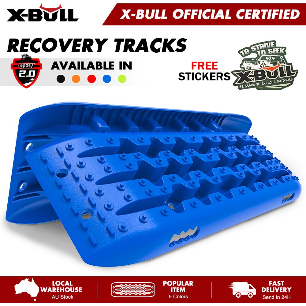 X-BULL Gen 2.0 Recovery Tracks, 1 Pair, Blue
