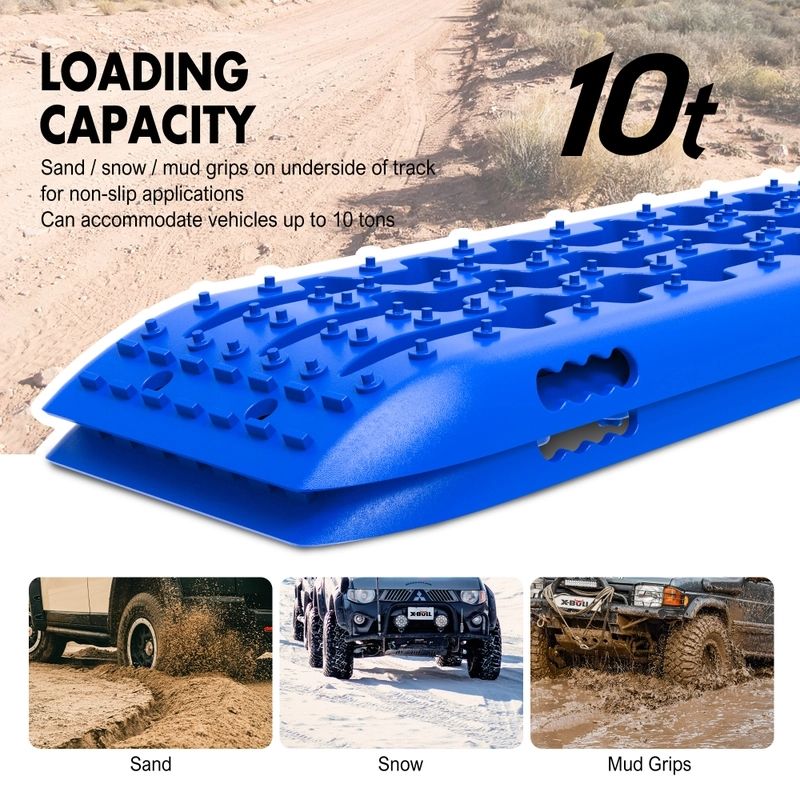X-BULL Gen 2.0 Recovery Tracks, 1 Pair, Blue