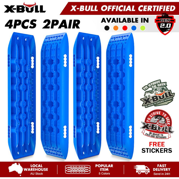 X-BULL Gen 2.0 Recovery Tracks, 2 Pairs, Blue