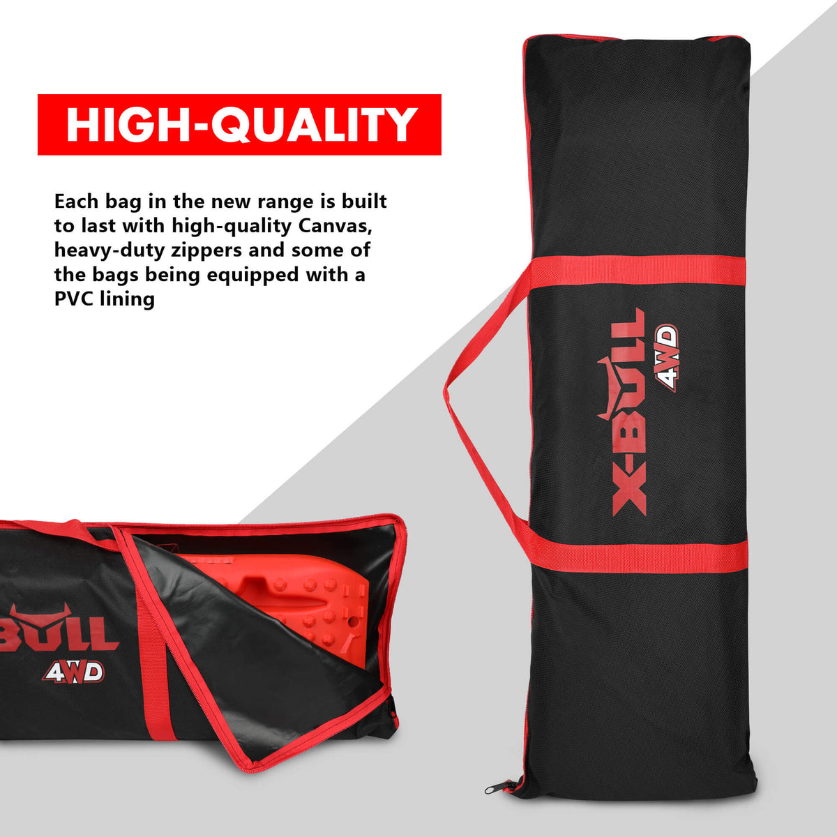 X-BULL Recovery Track Carry Bag, Black