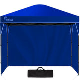 RED TRACK Ultra Compact Folding Gazebo, 3.6 x 2.2m with Walls, Navy Blue