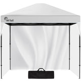 RED TRACK Ultra Compact Folding Gazebo, 3 x 3m with Walls, White