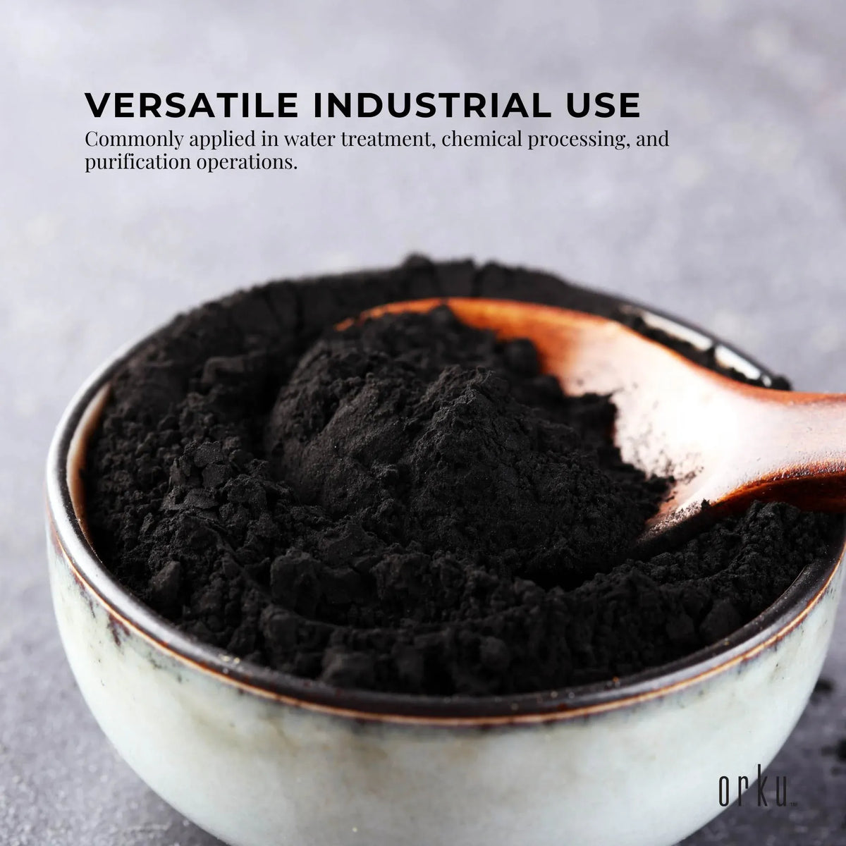 Orku Activated Charcoal Powder, Coconut Shell, 2kg