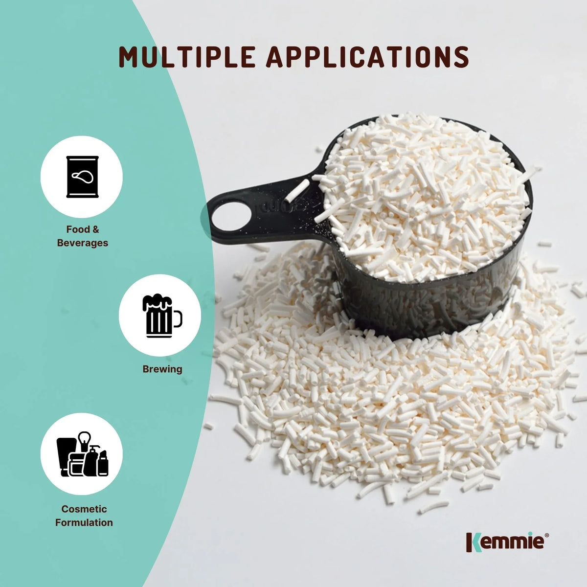 Kemmie Potassium Sorbate Granules, E202 Preservative, 10kg