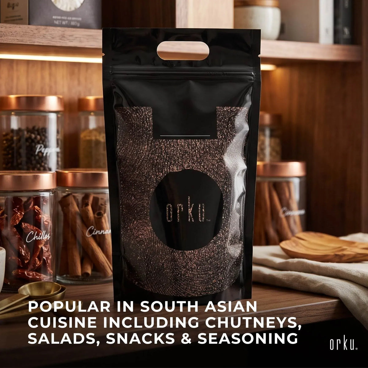 Orku Himalayan Black Salt (Kala Namak), Fine Grain Table Salt, 10kg