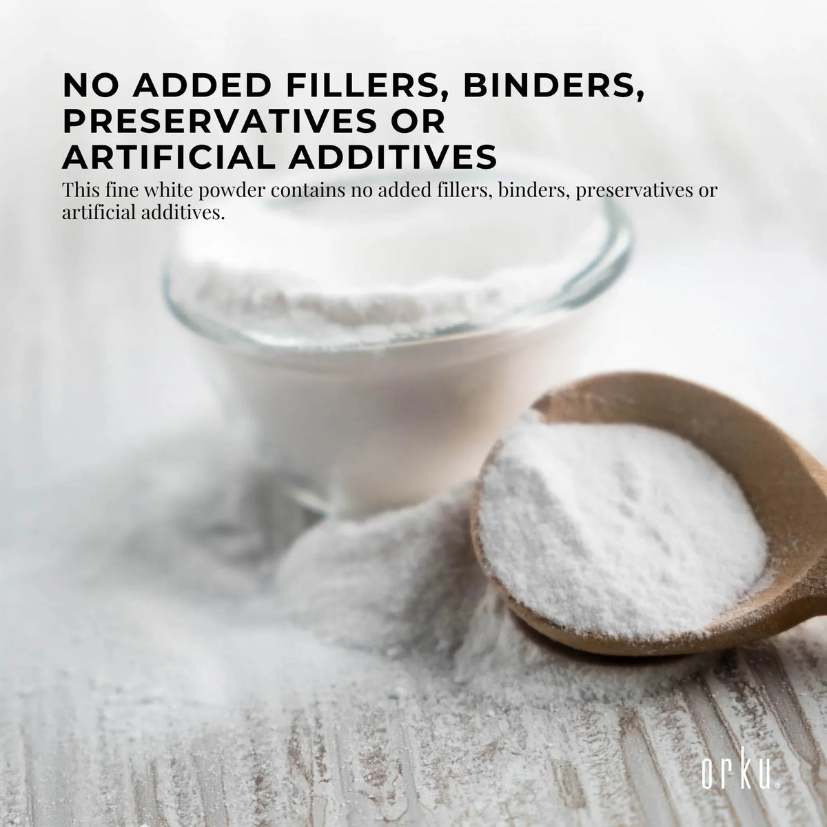 Orku Potassium Bicarbonate, Food Grade FCC, 10kg
