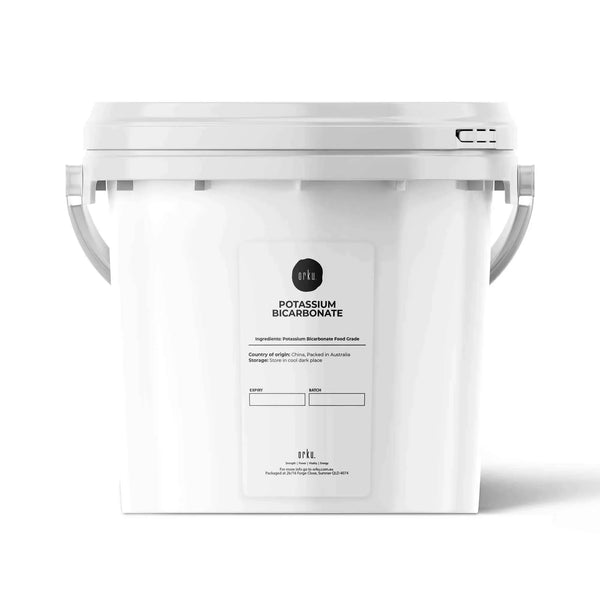 Orku Potassium Bicarbonate, Food Grade FCC, 5kg Tub