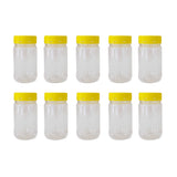 Plastic Honey Jars with Lids, Round, 500g, 10 Pack