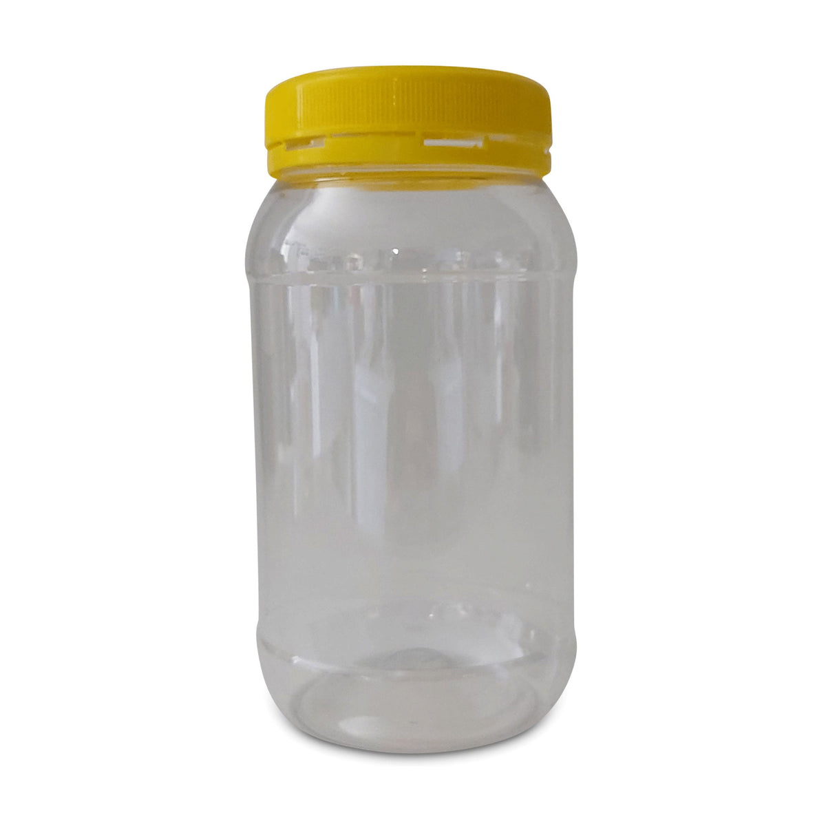 Plastic Honey Jars with Lids, Round, 1kg, 10 Pack