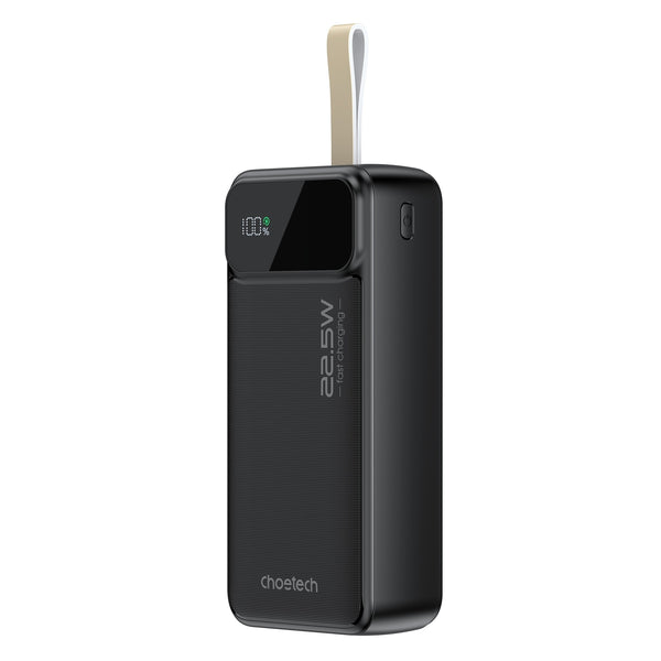 CHOETECH B730 30000mAh Power Bank, 22.5W Fast Charging, Digital Display