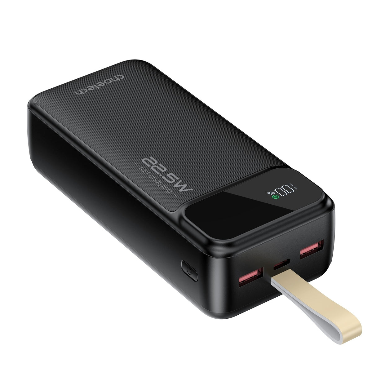 CHOETECH B730 30000mAh Power Bank, 22.5W Fast Charging, Digital Display