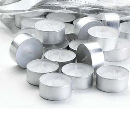 50-Pack Long-Life Tea Light Candles – Up to 9 Hours Burn Time