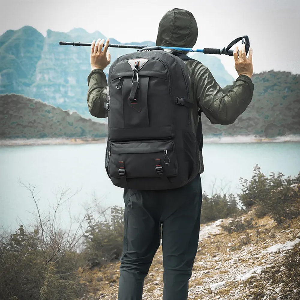 60L Outdoor Hiking Camping Bag (Black)