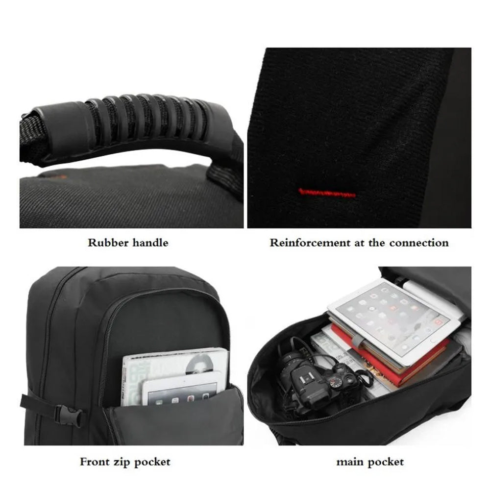60L Outdoor Hiking Camping Bag (Black)