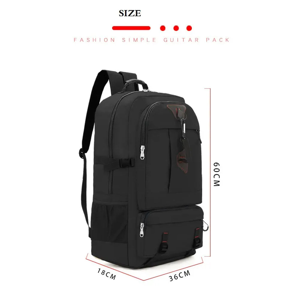 60L Outdoor Hiking Camping Bag (Black)
