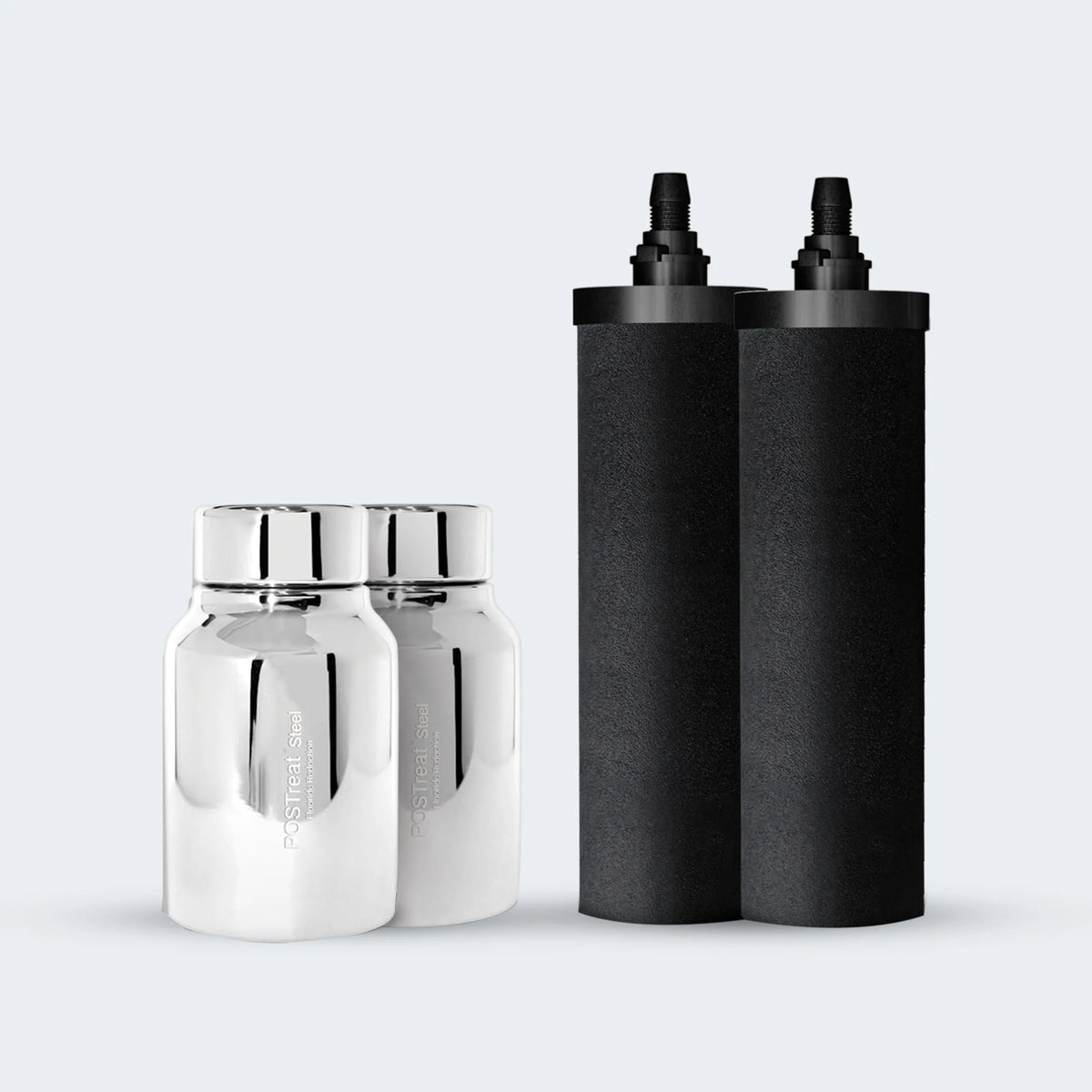 Phoenix 8L Stainless Gravity Water Filter + POSTreat Fluoride Cartridges