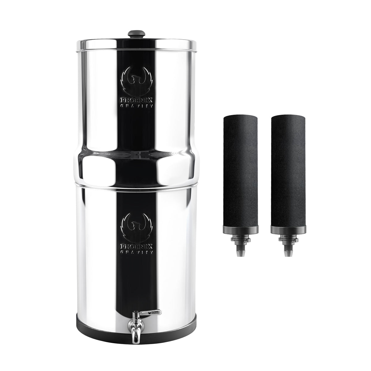 Phoenix 12L Stainless Steel Gravity Water Filter