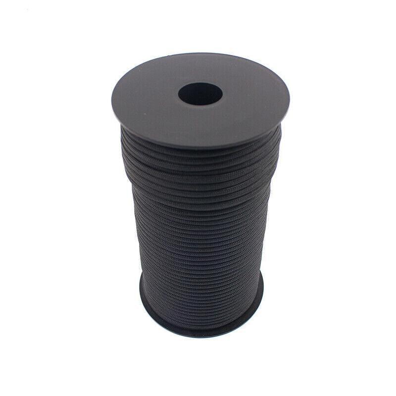 100m 9-Core Paracord Rope - Black